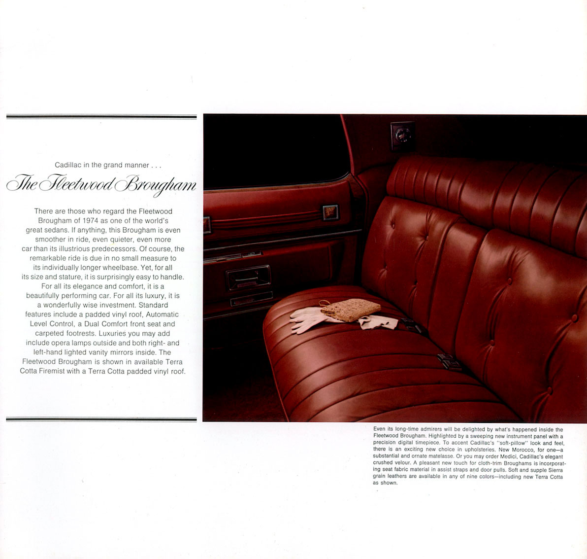 1974 Cadillac Brochure Page 6
